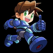 MegaMan Volnutt in Street Fighter × All Capcom