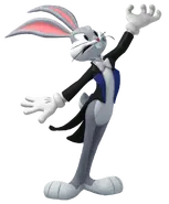 Maestro (Rare, Tier 50 in the Season 2 Battle Pass) - This Variant is based off of Bugs' "Leopold" persona that he embraces in the 1948 Looney Tunes short: "Long-Haired Hare". More specifically, this version of "Leopold" is taken directly from the short's end, where Bugs looses his wig.