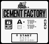 Title screen for "Cement Factory".