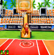 Dixie Kong in Mario Hoops 3-on-3.