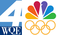 Current variant of Olympics logo