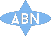 Logo used between 1982 to 1987. The first ever diamond oval cross design phasing out the red-diamond blue-octagon cross design. The call letters were switched from lower case to upper case upon the 1982-1983 television season.