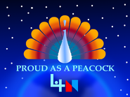 KLAR logo from 1979 promoting NBC's Proud as a Peacock! (series 1)