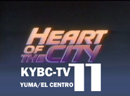 KYBC ID from 1986 as an ABC affiliate taken from Heart of the City