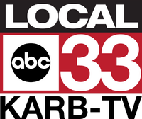 Logo with call letters.