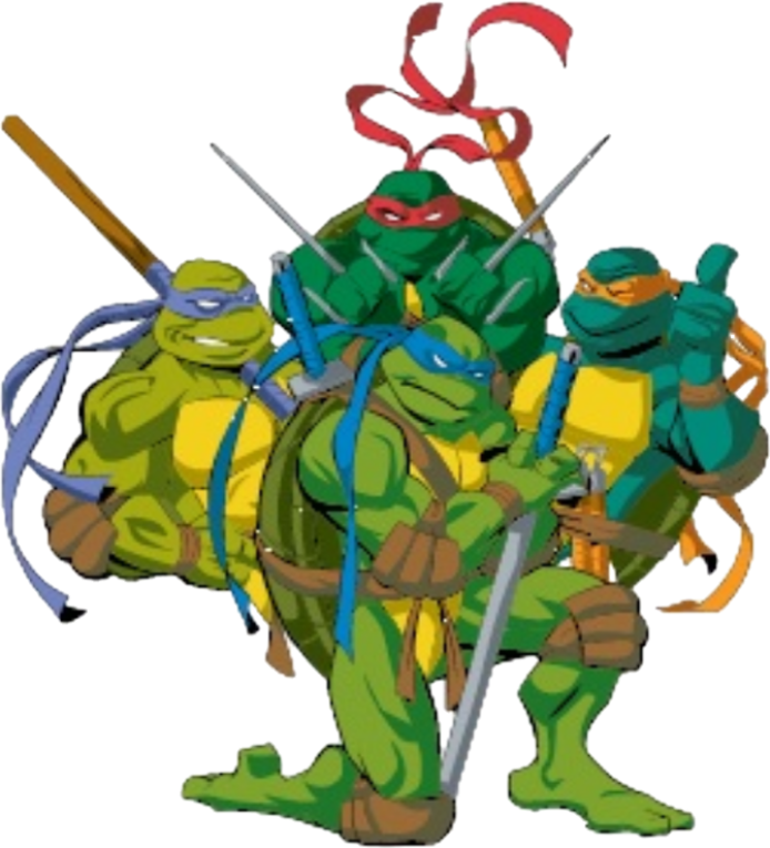 Teenage Mutant Ninja Turtles Donatello Michaelangelo Leonardo and