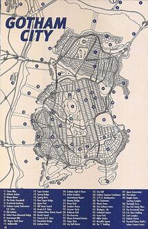 Gotham City map