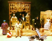 The first wave of Kenner action figures from "Raiders" 