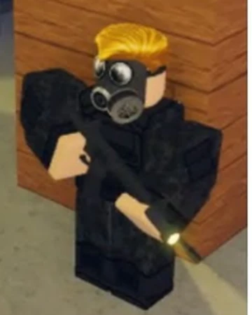 Warehouse Guards Field Trip Z Roblox Wiki Fandom - military gas mask soldier roblox