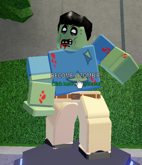 Be A Zombie Gamepass Npc Field Trip Z Roblox Wiki Fandom - z roblox