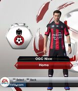 OGC Nice Home kit in FIFA 13