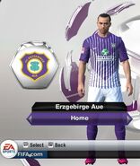 Erzgebirge Aue Home kit in FIFA 13
