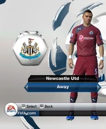 Newcastle United Away kit in FIFA 13