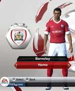 Barnsley Home kit in FIFA 13