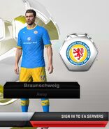 Braunschweig Away kit in FIFA 13