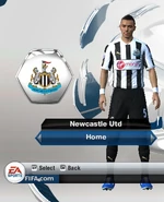 Newcastle United kit in FIFA 13