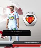 Le Mans Away kit in FIFA 13