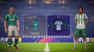 Palmeiras kits in FIFA 18