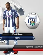 West Brom Home kit in FIFA 13