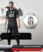 Juventus Away kit in FIFA 13