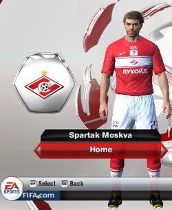 Spartak Moskva, FIFA Football Gaming wiki