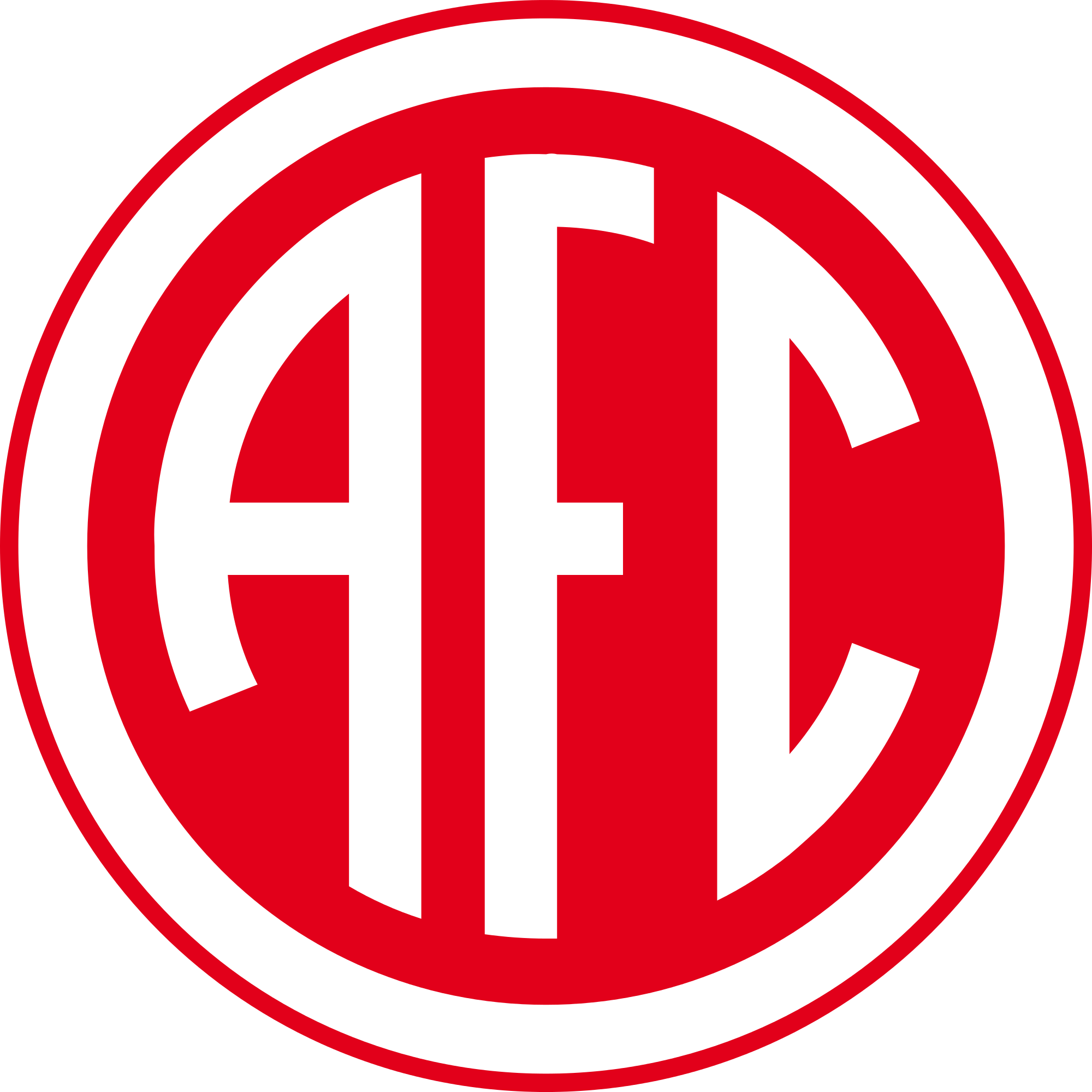 Times De Torneio De Liga De Futebol Americano Da Afc Emblem Set