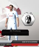 Freiburg Away kit in FIFA 13
