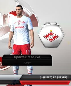 Spartak Moskva, FIFA Football Gaming wiki