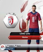 Lille Home kit in FIFA 13