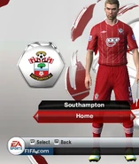 Southampton Home kit in FIFA 13