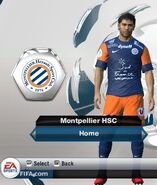 Montpellier HSC Home kit in FIFA 13