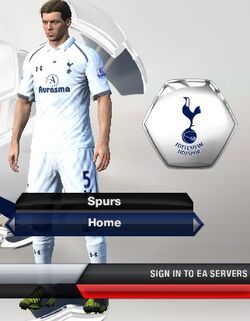 Tottenham Hotspur faz parceria com EA Sports para FIFA 13