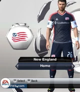 New England Home kit in FIFA 13