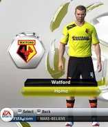 Watford Home kit in FIFA 13