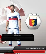 Genoa Away kit in FIFA 13