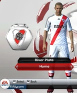 River Plate Home kit in FIFA 13