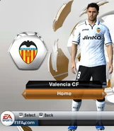Valencia Home kit in FIFA 13