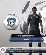 SJ Earthquakes Home kit in FIFA 13