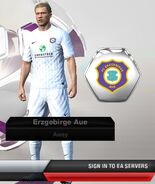 Erzgebirge Aue Away kit in FIFA 13