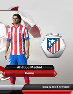 Atletico Madrid Home kit in FIFA 13