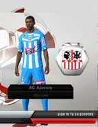 AJ Ajaccio Alternate kit in FIFA 13