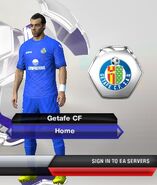 Getafe Home kit in FIFA games