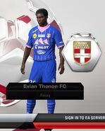 Evian Thonon Away kit in FIFA 13