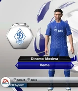 Dinamo Moskva Home kit in FIFA 13