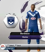 Bordeaux Home kit in FIFA 13