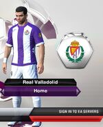 Real Valladolid Home kit in FIFA 13