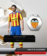 Valencia Alternative kit in FIFA 13