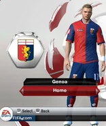 Genoa Home kit in FIFA 13