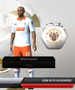 Blackpool Away kit in FIFA 13