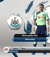 Newcastle United Alternative kit in FIFA 13